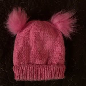 A pink binnie for toddler girl